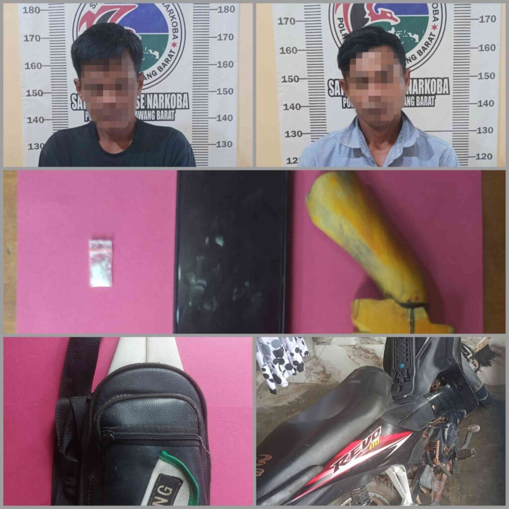 Kedapatan Miliki Sabu, Dua Orang Pria Dewasa Diringkus Unit Opsnal Sat Res Narkoba