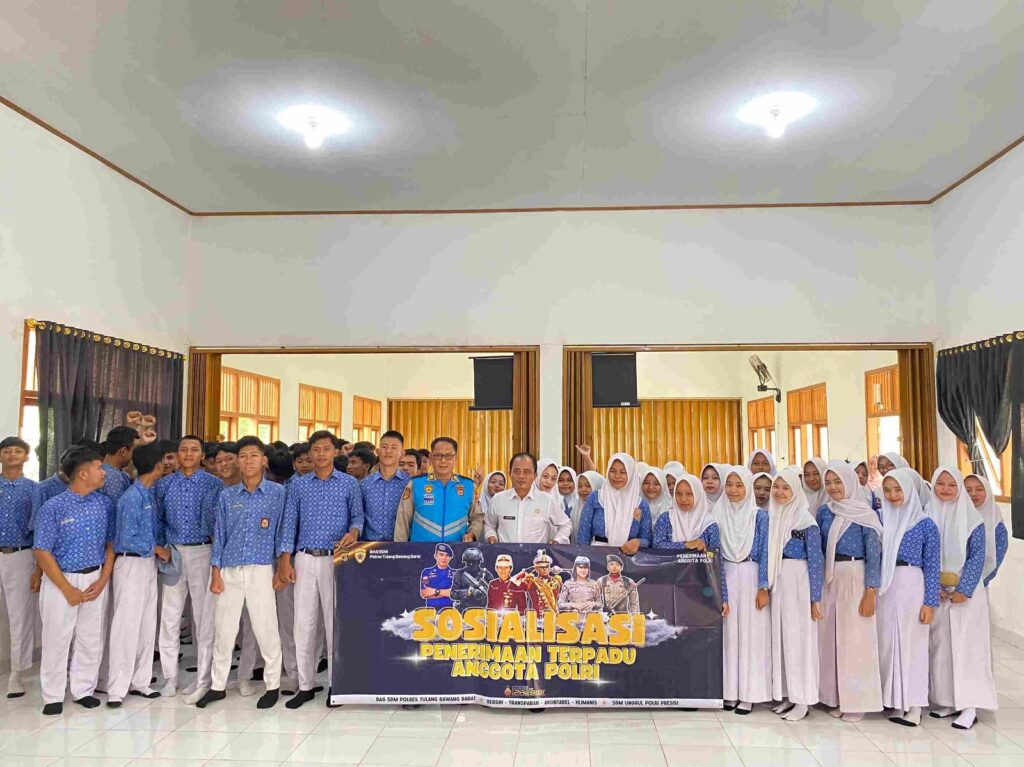 PolresTulang Bawang Barat Laksanakan sosialisasi Penerimaan Anggota Polri Terpadu T.A 2025
